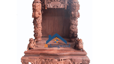 bàn thờ ông địa gỗ cẩm lai đẹp