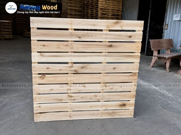 Hình ảnh tấm palet làm từ gỗ tràm