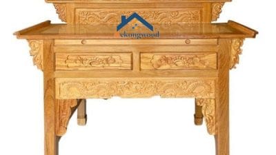 bàn thờ 3 tầng gỗ gõ đỏ