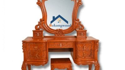 BÀN trang điểm gỗ gõ đỏ