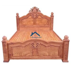 giường ngủ gỗ tân cổ điển cao cấp tại mekongwood