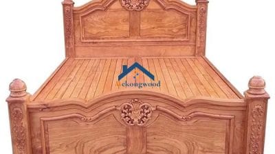 giường ngủ gỗ tân cổ điển cao cấp tại mekongwood