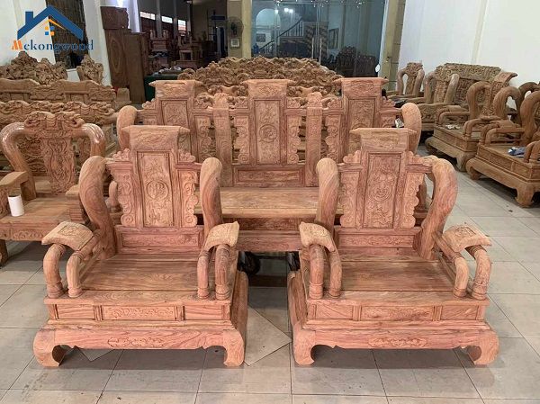 bộ ghế gỗ tần thủy hoàng đẹp