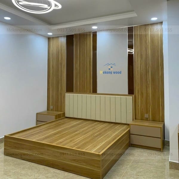 hình ảnh nội thất phòng ngủ bằng gỗ công nghiệp