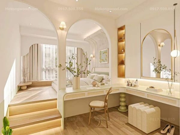 thiết kế nội thất phòng ngủ theo phong cách hiện đại