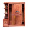 mẫu tủ quần áo cửa lùa gỗ hương