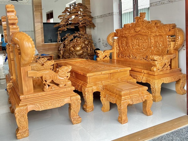 mẫu bàn ghế sofa tại mekongwood