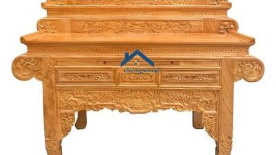 bàn thờ gia tiên 3 tầng gỗ gỗ đỏ