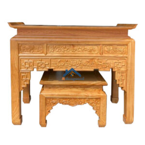 mẫu bàn thờ gia tiên gỗ gỗ đỏ
