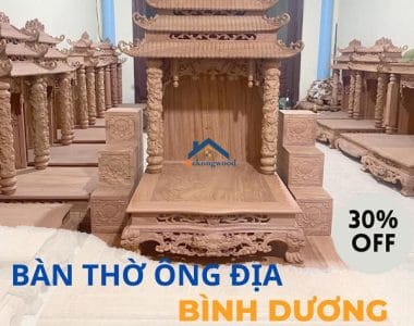 bàn thờ ông địa giá rẻ tại bình dương