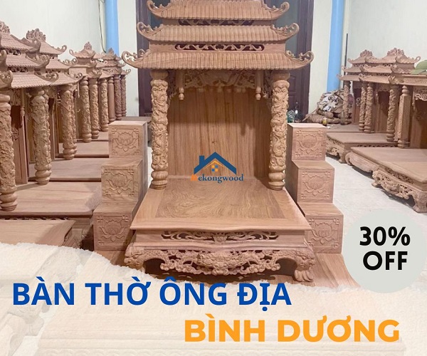 bàn thờ ông địa giá rẻ tại bình dương 