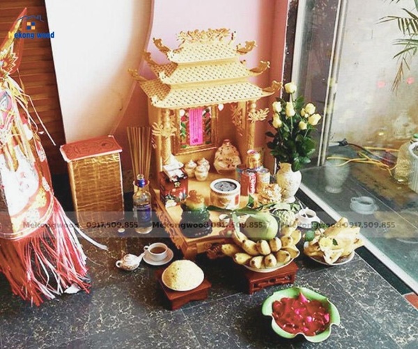 Lập địa bàn thờ Ông Địa Thần Tài