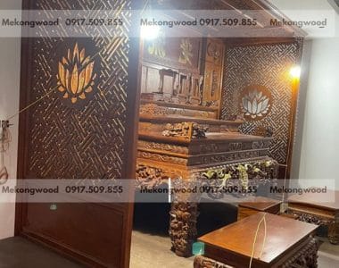 Hoàn Thành Lắp Đặt Bàn Thờ Gia Tiên Tại Mỹ Tho