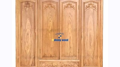 mẫu tủ quần áo gỗ 4 cánh đẹp