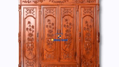 Tủ quần áo tân cổ điển 4 cánh