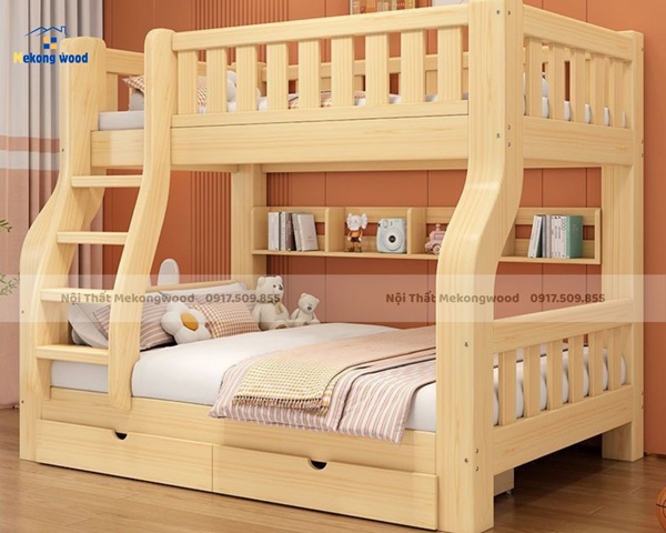 giuờng tầng có bàn học