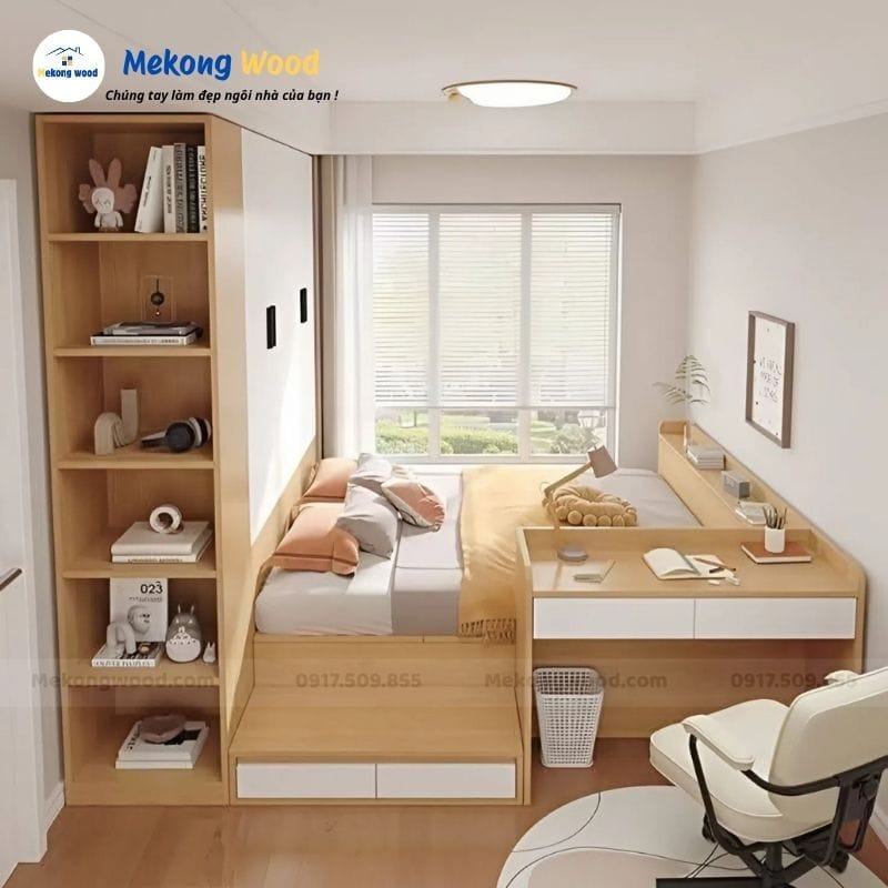 Hình ảnh thiết kế nội  thất phòng ngủ dành cho bé