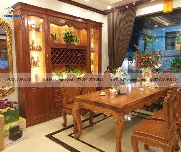 thiết kế nội thất phòng ăn bến lức