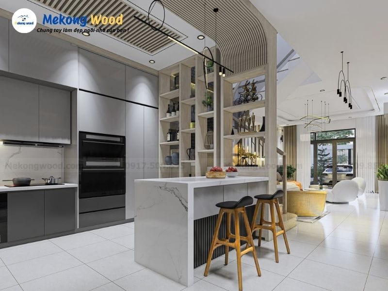 Thiết kế thi công nội thất chung cư trọn gói tại Mekongwood