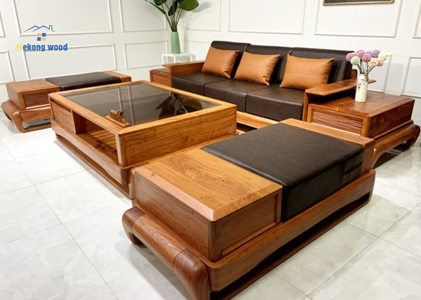 Bộ ghế sofa hộp phòng khách hiện đại