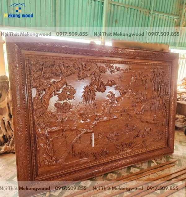 ý nghĩa tranh gỗ đồng quê đẹp