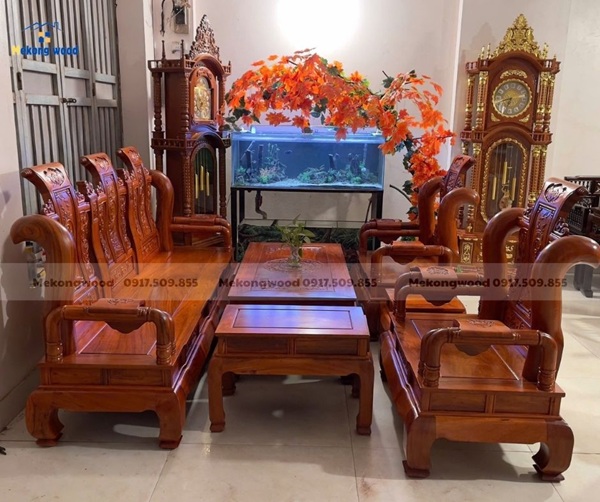 Bàn giao bộ bàn ghế sofa tại trà vinh
