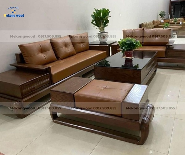bộ ghế sofa gỗ kiểu dáng hiện đại