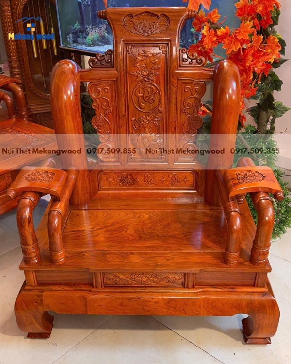 ghế sofa tần thủy hoàng gỗ