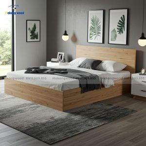 giường gỗ công nghiệp hdf