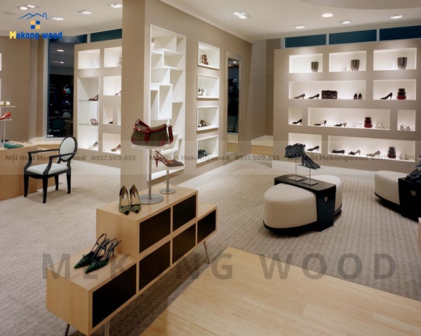 mẫu thiết kế nội thất showroom