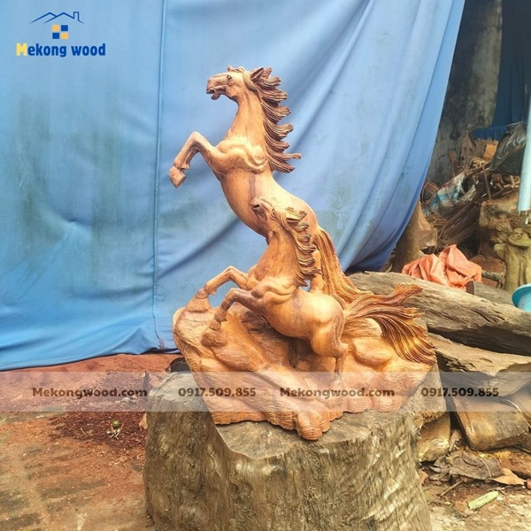 Tượng song mã trong phong thủy