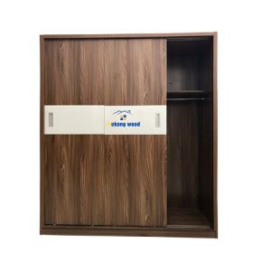 tủ quần áo gỗ công nghiệp 2 cánh lùa