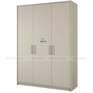 tủ quần áo gỗ công nghiệp 3 cánh 1m6 x 2m2