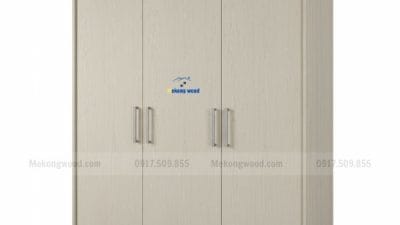 tủ quần áo gỗ công nghiệp 3 cánh 1m6 x 2m2