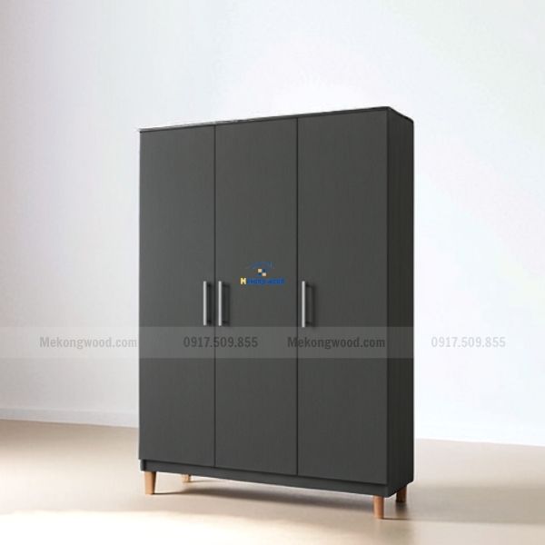 tủ quần áo gỗ công nghiệp 3 cánh 1m6
