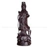 tượng phật bà quan âm đứng trên lá sen