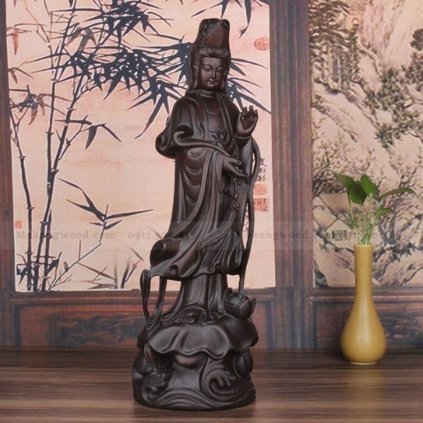 tượng phật bà quan âm gỗ đẹp