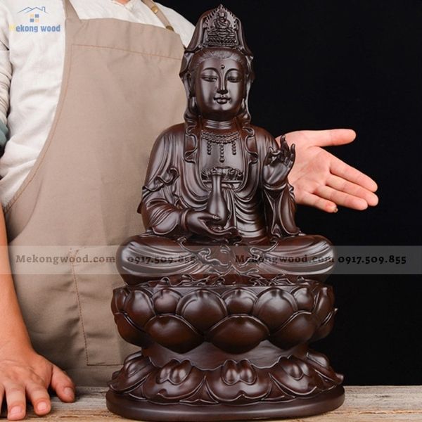 tượng phật bàn ngồi đài sen