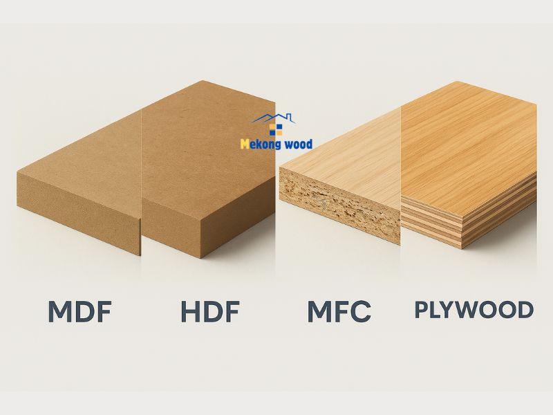 phân biệt các loại gỗ công nghiêp