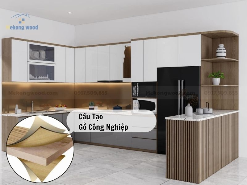 Các loại cốt đóng tủ gỗ công nghiệp