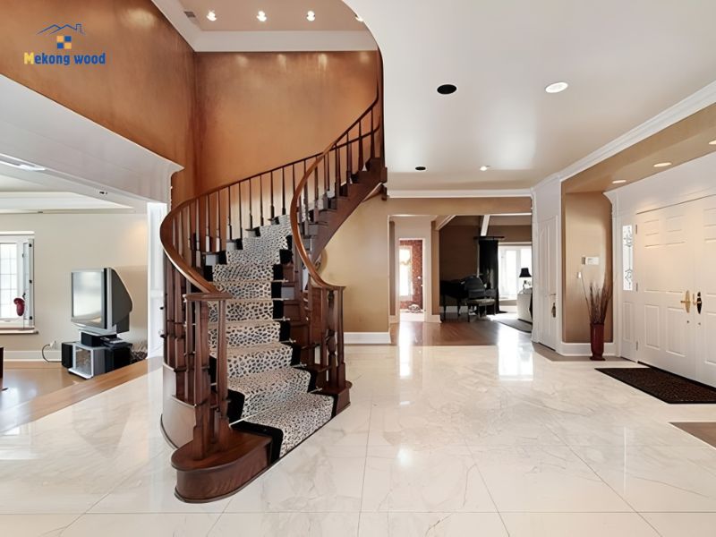 mẫu công cầu thang xoắn đẹp
