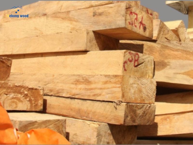 gỗ pu có màu gỗ vàng và vân đẹp