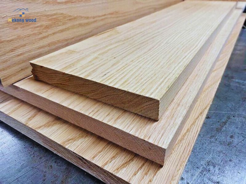 hình ảnh gỗ sồi trong nội thất