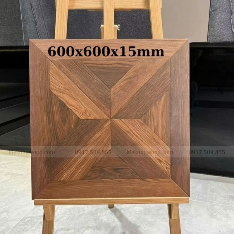 Mẫu sàn gỗ hoa văn tự nhiên với vân gỗ nổi bật