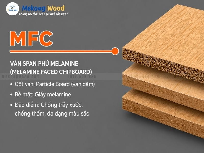 Đặc điểm của loại gỗ công nghiệp MFC