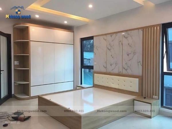 mekongwood thi công nội thất mdf phủ Melamine