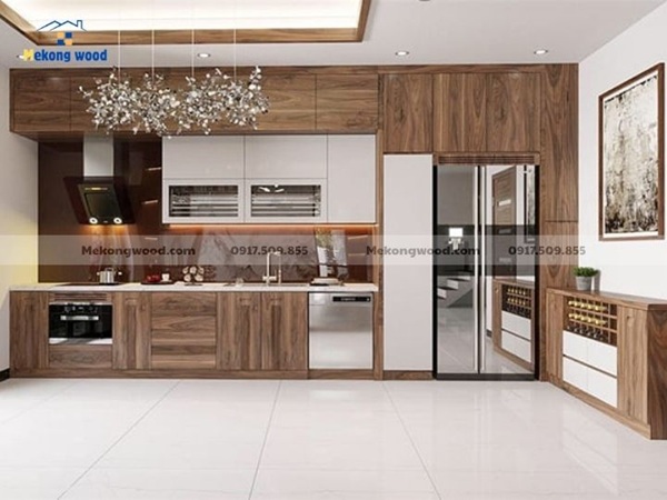 so sánh các mẫu tủ bếp