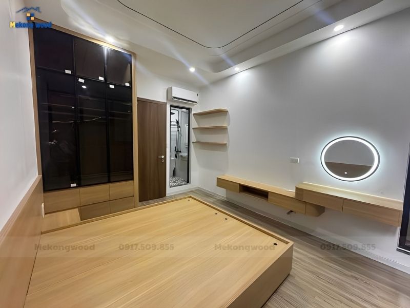 hoàn thành thi công phòng ngủ tại đồng tháp