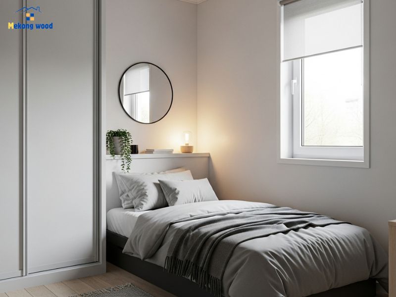 thiết kế nội thất phòng ngủ 9m2