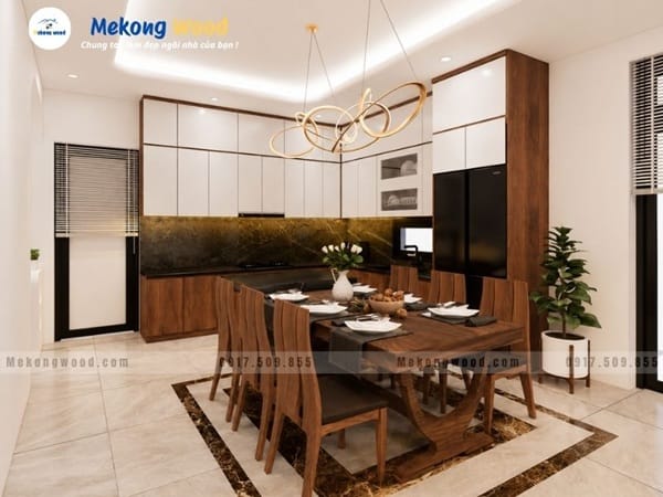 Mẫu tủ bếp dành cho nhà oosnh và nhà phố